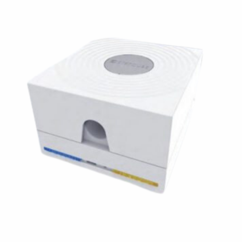 Stetcube is white cube that can effectively sanitise a stethoscope.
